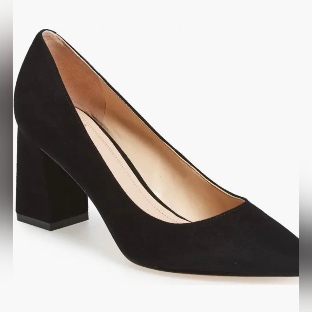 Marc Fisher Womans Caitlin 2 Black Pointed Heels, Size 6.5
